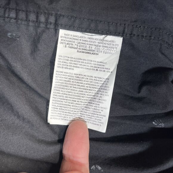 Vans AOP Wallop Woven Button-Up Shirt Men’s M Black VN0A53VGBLK - Picture 6 of 11